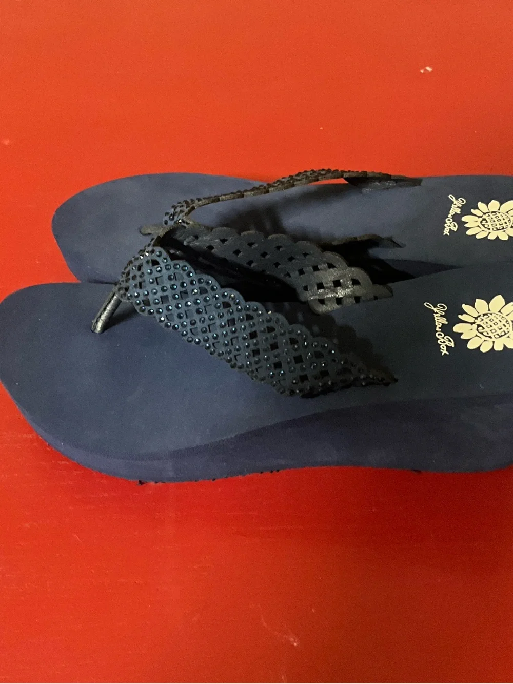 New yellow box size 10m ladies sandals - Picture 3 of 8